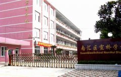 上海南匯區(qū)宣橋學校伸縮門應用案例